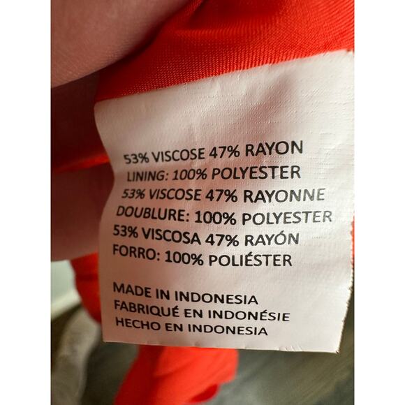 JASON WU x RTR Red Polka Dot Flutter Sleeves Retro Style Midi Dress Size 2 - Picture 12 of 15